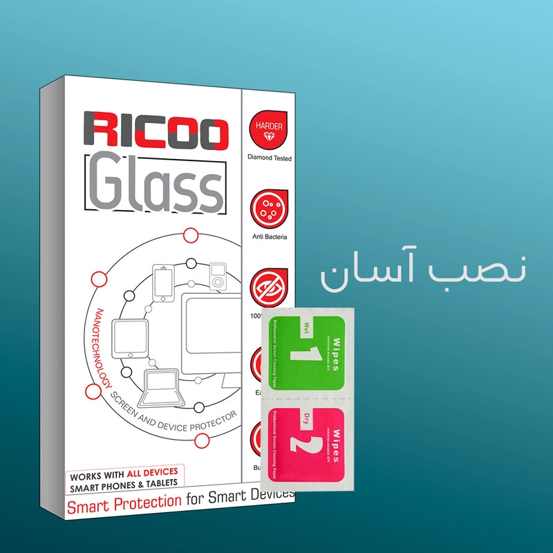 محافظ صفحه نمایش شیشه ای ریکو مدل Ricoo Glass MIX مناسب برای گوشی موبایل سامسونگ Galaxy M51 / M52 / M62 بسته سه عددی