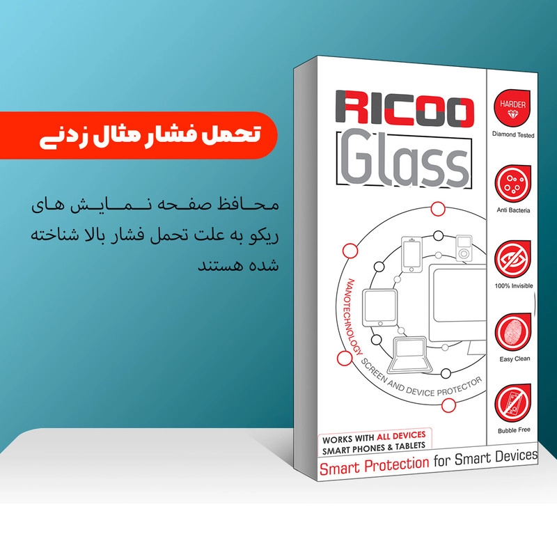 محافظ صفحه نمایش شیشه ای ریکو مدل Ricoo Glass MIX مناسب برای گوشی موبایل سامسونگ Galaxy M51 / M52 / M62 بسته سه عددی