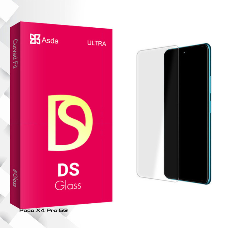 محافظ صفحه نمایش شیشه ای آسدا مدل DS Glass MIX مناسب برای گوشی موبایل شیائومی Poco X4 Pro 5G
