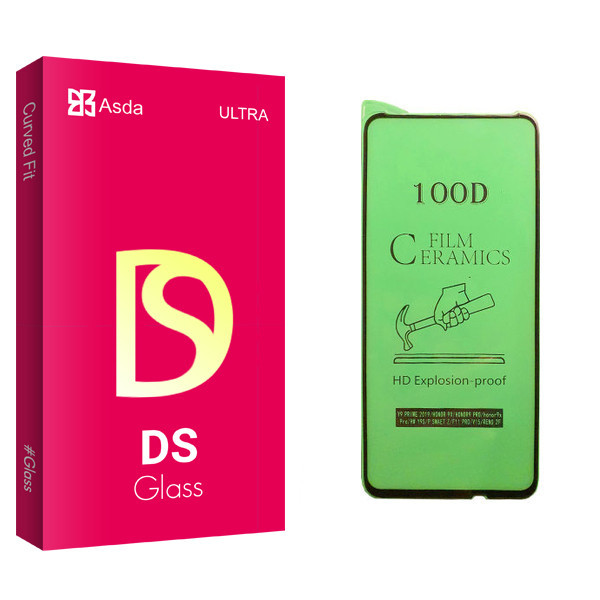 محافظ صفحه نمایش سرامیکی آسدا مدل DS glass مناسب برای گوشی موبایل آنر 9X
