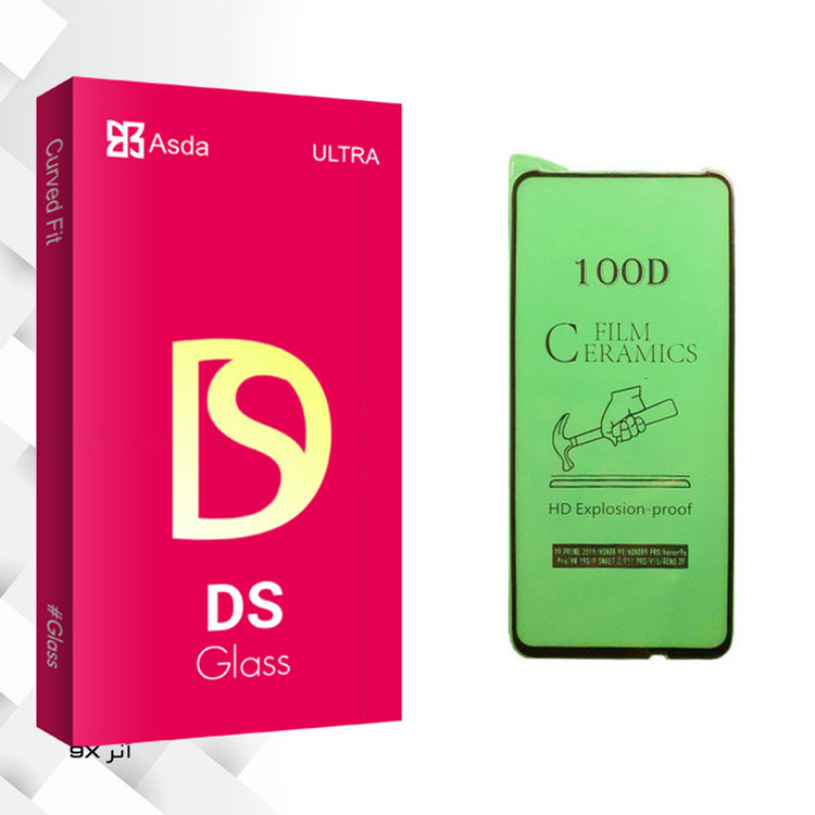 محافظ صفحه نمایش سرامیکی آسدا مدل DS glass مناسب برای گوشی موبایل آنر 9X