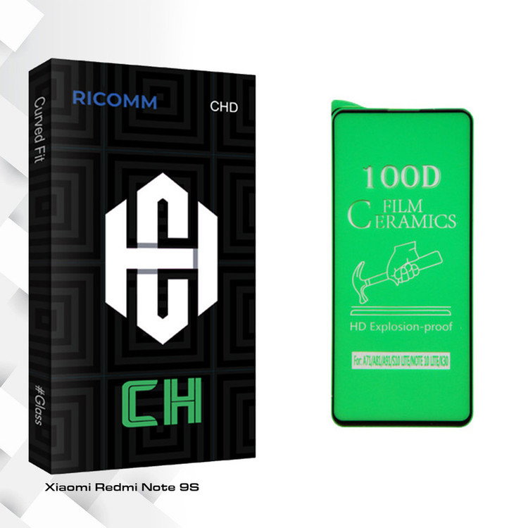 محافظ صفحه نمایش ریکام مدل CH glass مناسب برای گوشی موبایل شیائومی Redmi Note 9S