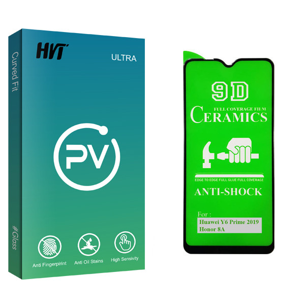 محافظ صفحه نمایش 9D اچ وی تی مدل PV glass مناسب برای گوشی موبایل هوآوی Y6 Prime 2019 / آنر 8A