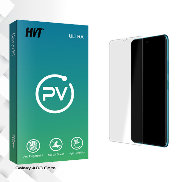 محافظ صفحه نمایش شیشه ای اچ وی تی مدل PV Glass MIX مناسب برای گوشی موبایل سامسونگ Galaxy A03 Core