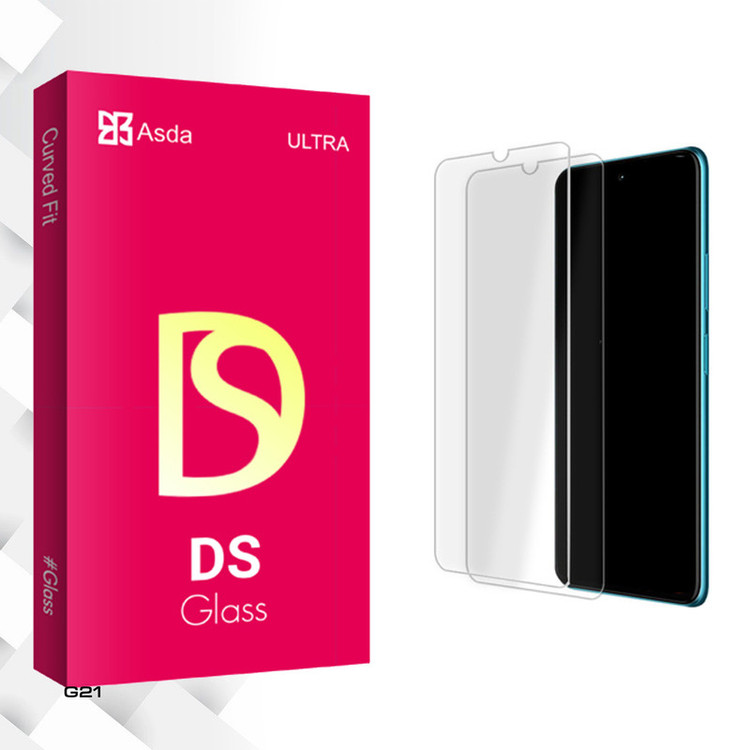 محافظ صفحه نمایش شیشه ای آسدا مدل DS Glass MIX مناسب برای گوشی موبایل نوکیا G21 بسته دو عددی