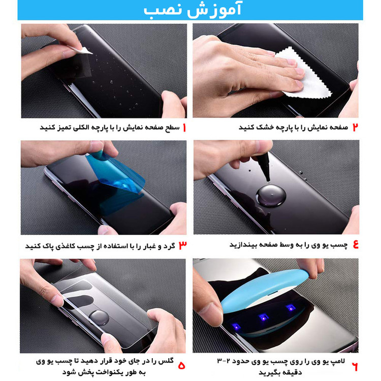محافظ صفحه نمایش ریکام مدل CH UV مناسب برای گوشی موبایل هوآوی P40 Pro