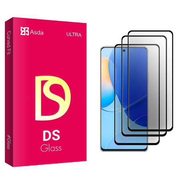 محافظ صفحه نمایش سرامیکی آسدا مدل DS Glass MIX2106 مناسب برای گوشی موبایل هوآوی Nova 9 SE بسته سه عددی