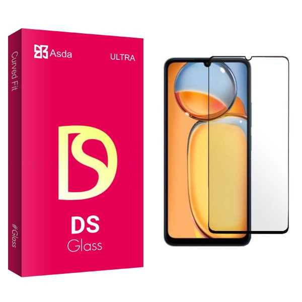 محافظ صفحه نمایش شیشه ای آسدا مدل DS مناسب برای گوشی موبایل شیائومی Poco C65