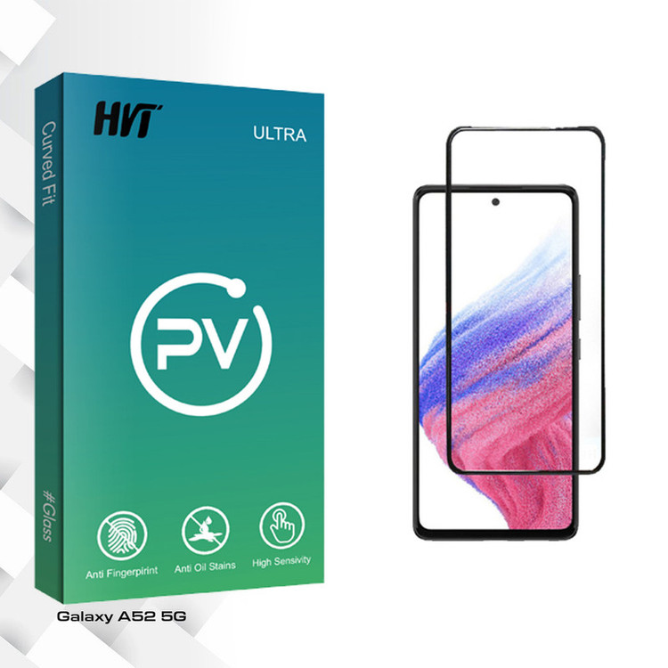 محافظ صفحه نمایش شیشه ای اچ وی تی مدل PV Glass مناسب برای گوشی موبایل سامسونگ Galaxy A52 5G