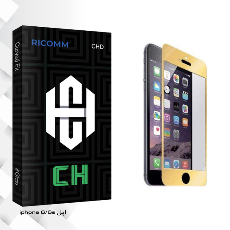 محافظ صفحه نمایش ریکام مدل CH glass مناسب برای گوشی موبایل اپل iPhone 6/6S