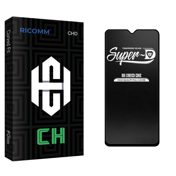 محافظ صفحه نمایش شیشه ای ریکام مدل CH Glass Super-D مناسب برای گوشی موبایل شیائومی Redmi 9 \ 9A