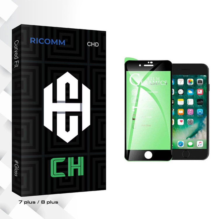 محافظ صفحه نمایش ریکام مدل CH glass مناسب برای گوشی موبایل اپل iPhone 7 plus