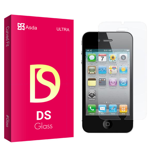 محافظ صفحه نمایش آسدا مدل DS2 مناسب برای گوشی موبایل اپل iPhone 4