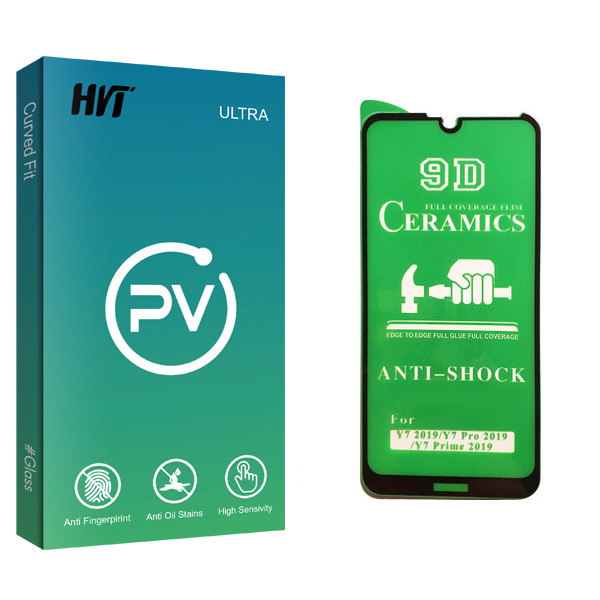 محافظ صفحه نمایش سرامیکی اچ وی تی مدل PV glass مناسب برای گوشی موبایل هوآوی Y7 2019