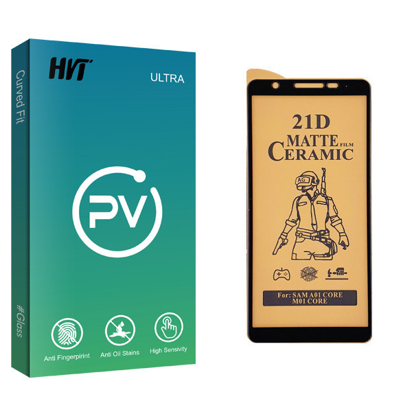 محافظ صفحه نمایش سرامیکی اچ وی تی مدل PV glass مناسب برای گوشی موبایل سامسونگ Galaxy A01 Core