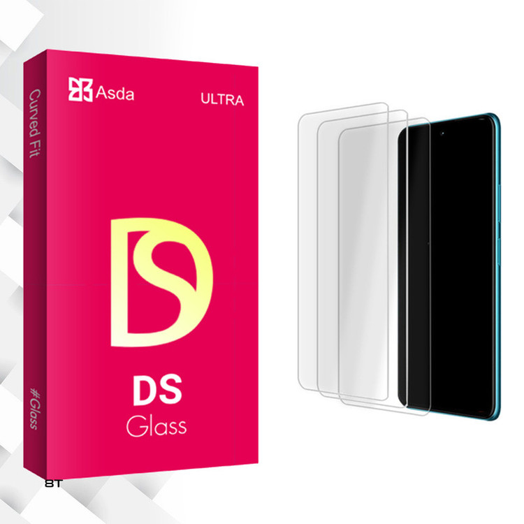 محافظ صفحه نمایش شیشه ای آسدا مدل DS Glass MIX3 مناسب برای گوشی موبایل وان پلاس 8T بسته سه عددی