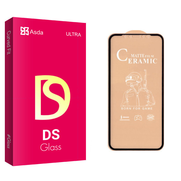 محافظ صفحه نمایش سرامیکی آسدا مدل DS glass مناسب برای گوشی موبایل اپل Iphone 11 Pro / XS / X / 10