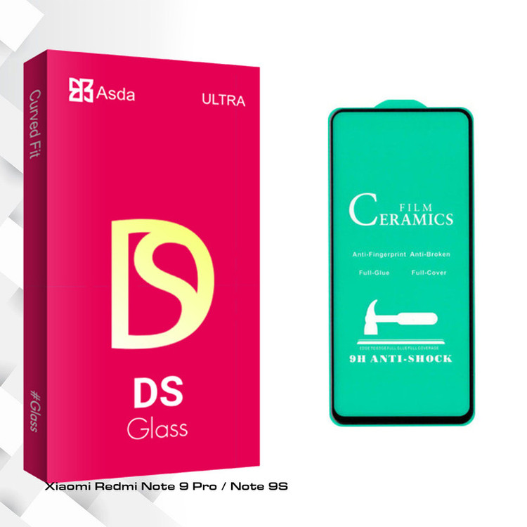 محافظ صفحه نمایش سرامیکی آسدا مدل DS glass مناسب برای گوشی موبایل شیائومی Redmi Note 9 Pro / Note 9S