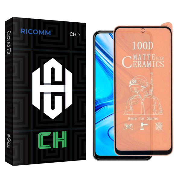 محافظ صفحه نمایش ریکام مدل CH glass مناسب برای گوشی موبایل شیائومی Redmi Note 9S