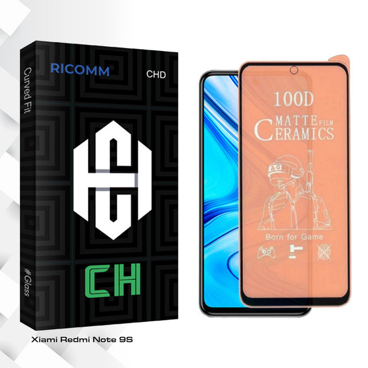 محافظ صفحه نمایش ریکام مدل CH glass مناسب برای گوشی موبایل شیائومی Redmi Note 9S