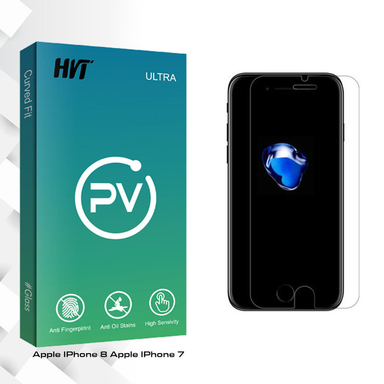 محافظ صفحه نمایش شیشه ای اچ وی تی مدل PV glass مناسب برای گوشی موبایل اپلiphone 7 / 8