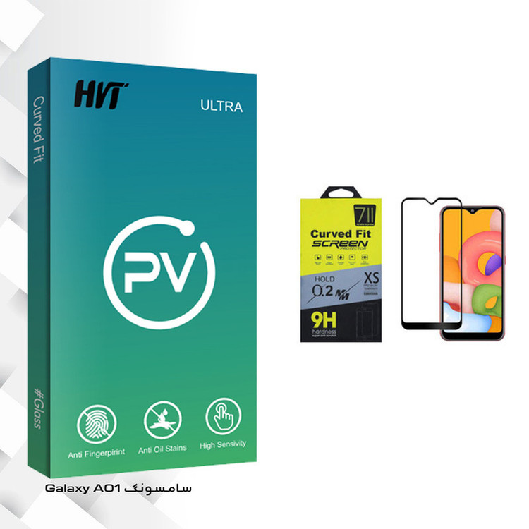 محافظ صفحه نمایش اچ وی تی مدل PV glass مناسب برای گوشی موبایل سامسونگ Galaxy A01