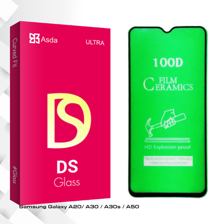 محافظ صفحه نمایش سرامیکی آسدا مدل DS glass مناسب برای گوشی موبایل سامسونگ Galaxy A20/ A30 / A30s / A50