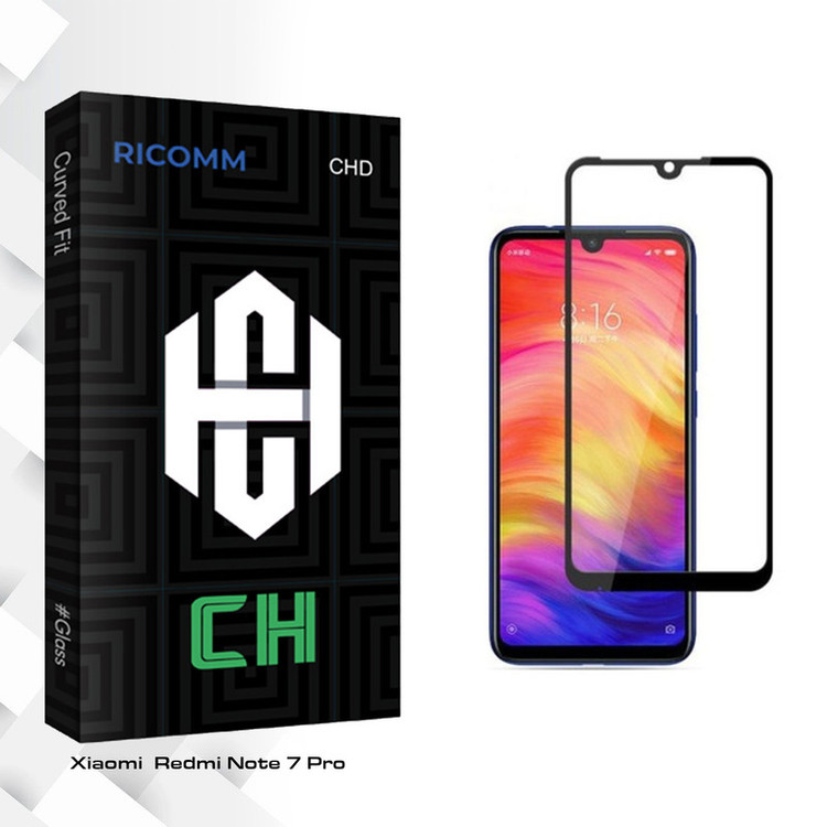 محافظ صفحه نمایش ریکام مدل CH glass مناسب برای گوشی موبایل شیائومی Redmi Note 7Pro