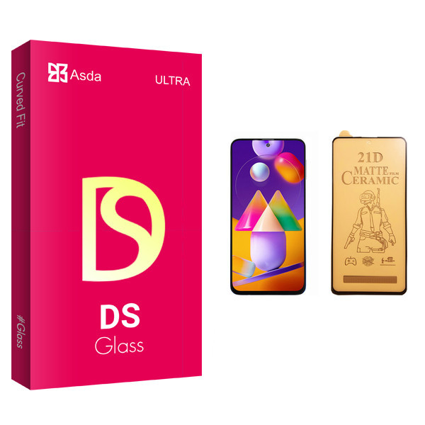 محافظ صفحه نمایش سرامیکی آسدا مدل DS glass مناسب برای گوشی موبایل سامسونگ Galaxy M31s