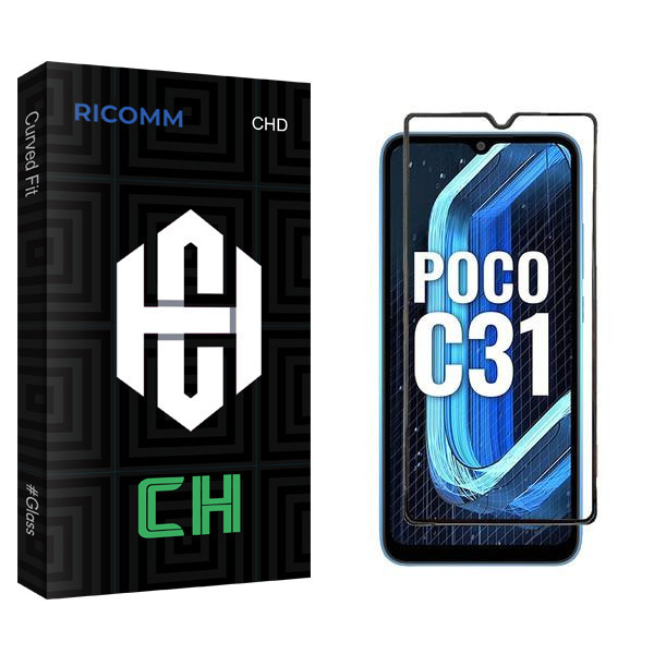 محافظ صفحه نمایش ریکام مدل CH2 مناسب برای گوشی موبایل شیائومی Poco C31