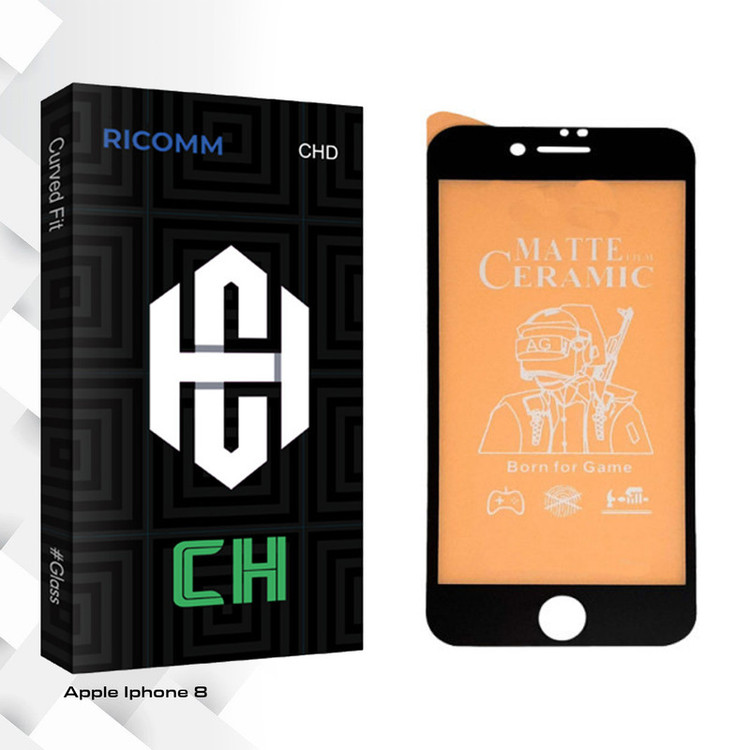 محافظ صفحه نمایش مات ریکام مدل CH glass مناسب برای گوشی موبایل اپل Iphone 8