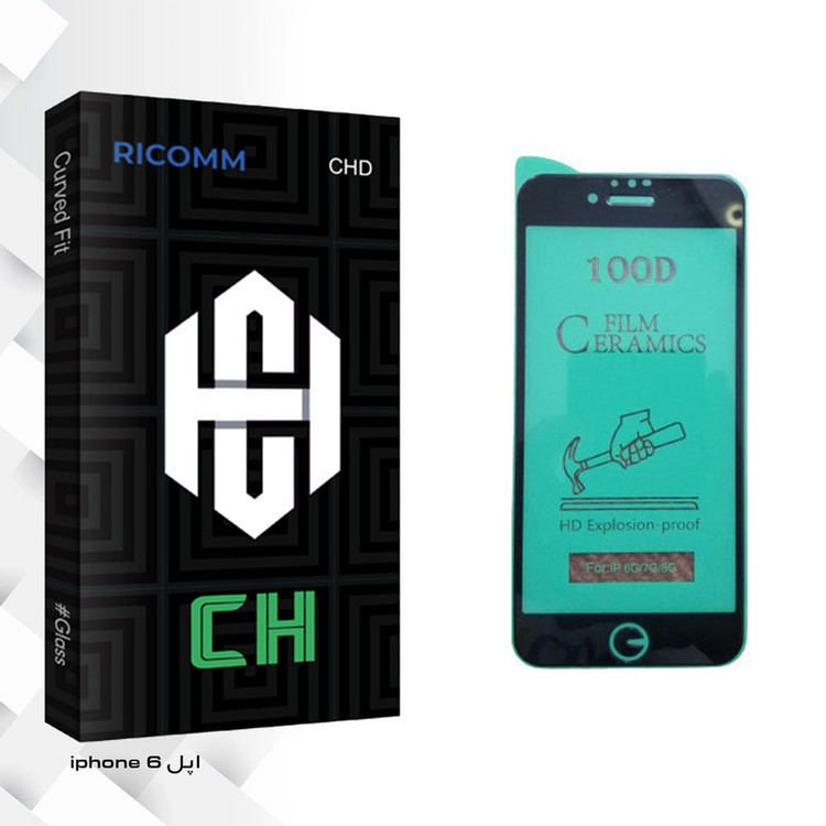 محافظ صفحه نمایش سرامیکی ریکام مدل CH glass مناسب برای گوشی موبایل اپل iPhone 6