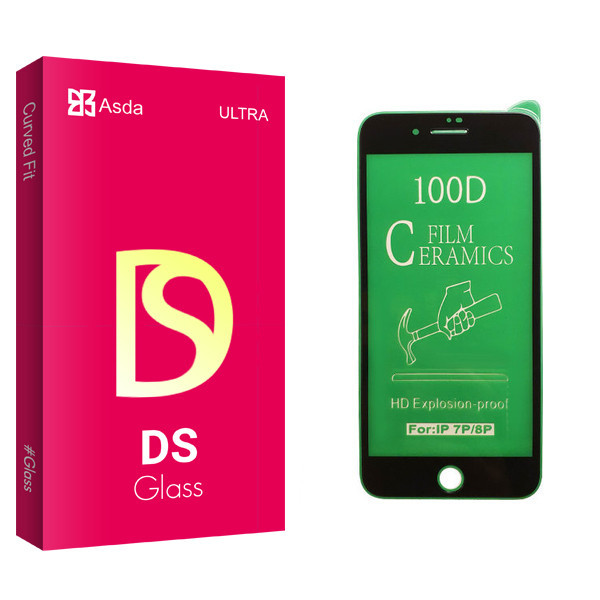 محافظ صفحه نمایش سرامیکی آسدا مدل DS مناسب برای گوشی موبایل اپل iPhone 8 Plus