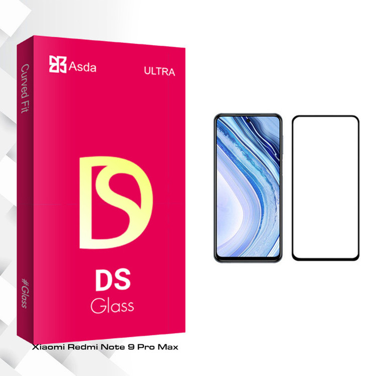 محافظ صفحه نمایش آسدا مدل DS glass مناسب برای گوشی موبایل شیائومی Redmi Note 9 Pro Max