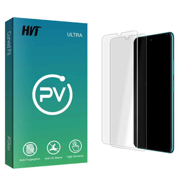محافظ صفحه نمایش شیشه ای اچ وی تی مدل PV Glass MIX مناسب برای گوشی موبایل سامسونگ Galaxy A12 \ A12 Nacho بسته دو عددی