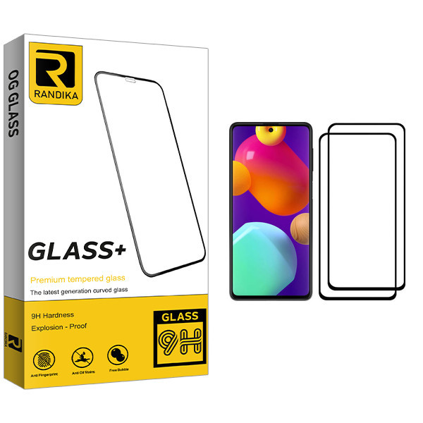 محافظ صفحه نمایش راندیکا مدل Gld مناسب برای گوشی موبایل سامسونگ Galaxy M62 بسته دو عددی