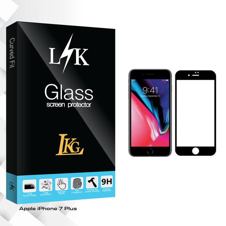 محافظ صفحه نمایش ال کا جی مدل LK Glass مناسب برای گوشی موبایل اپل iPhone 7 Plus
