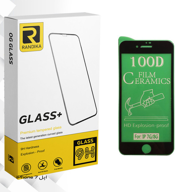 محافظ صفحه نمایش سرامیکی راندیکا مدل GLD مناسب برای گوشی موبایل اپل iPhone 7