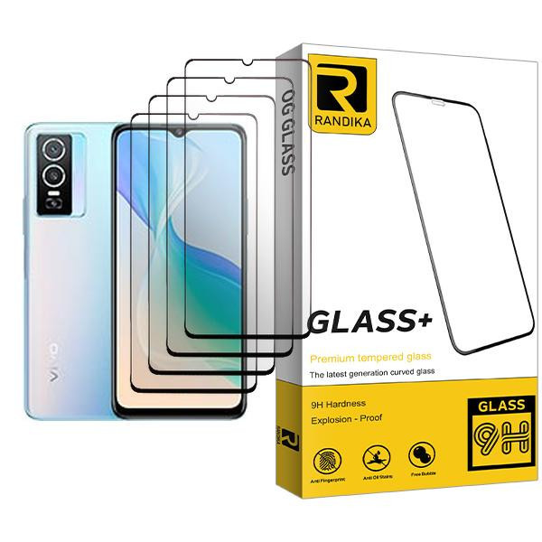 محافظ صفحه نمایش سرامیکی راندیکا مدل Randika Glass4 مناسب برای گوشی موبایل ویوو Y76 5G بسته چهار عددی