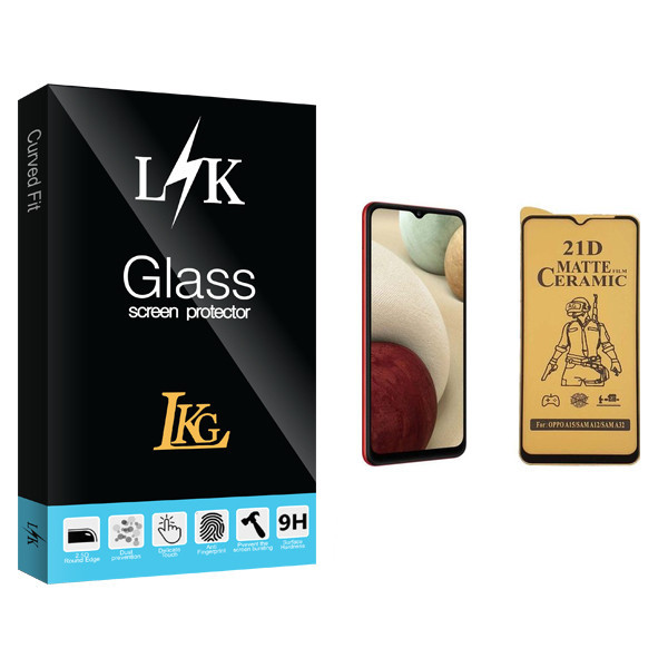 محافظ صفحه نمایش سرامیکی ال کا جی مدل LK Glass مناسب برای گوشی موبایل سامسونگ Galaxy A12