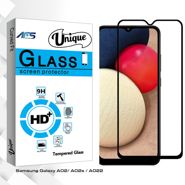 محافظ صفحه نمایش سرامیکی ای اف اس مدل Unique Glass مناسب برای گوشی موبایل سامسونگ Galaxy A02/ A02s / A022