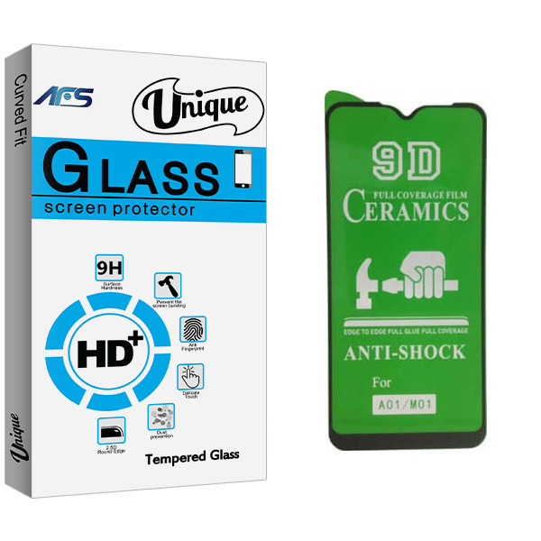 محافظ صفحه نمایش سرامیکی ای اف اس مدل Unique Glass مناسب برای گوشی موبایل سامسونگ Galaxy A01/M01