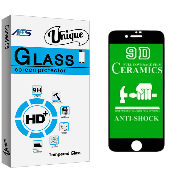 محافظ صفحه نمایش ای اف اس مدل Unique Glass مناسب برای گوشی موبایل اپل IPHONE 6 PLUSE
