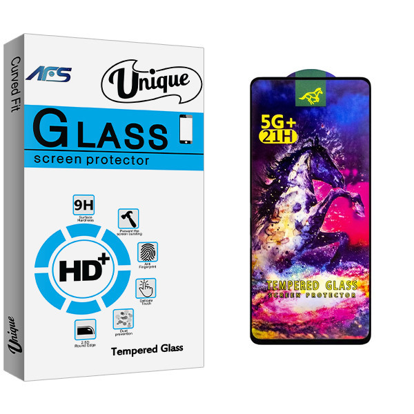 محافظ صفحه نمایش شیشه ای ای اف اس مدل UniqueHORSE مناسب برای گوشی موبایل سامسونگ Galaxy A21 / A21s