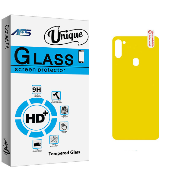 محافظ پشت گوشی ای اف اس مدل Unique Glass مناسب برای گوشی موبایل سامسونگ Galaxy M11