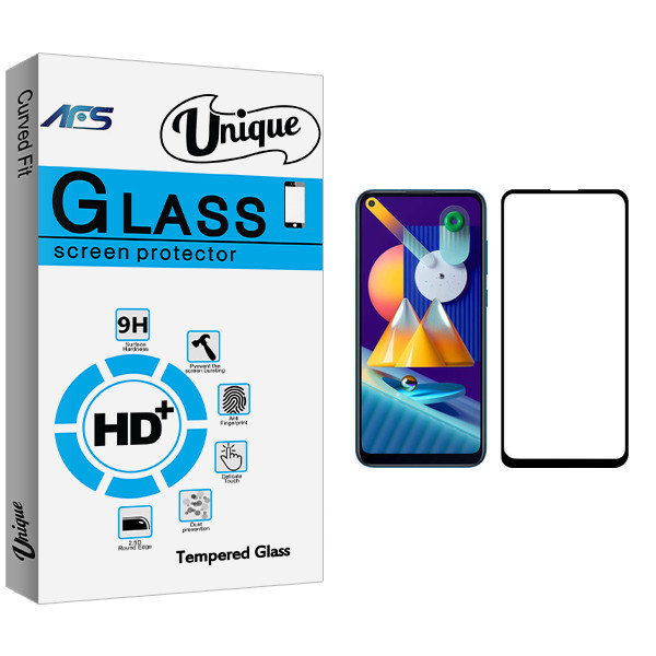 محافظ صفحه نمایش ای اف اس مدل Unique Glass مناسب برای گوشی موبایل سامسونگ Galaxy M11