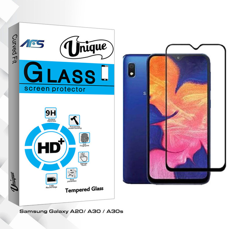 محافظ صفحه نمایش سرامیکی ای اف اس مدل Unique Glass مناسب برای گوشی موبایل سامسونگ Galaxy A20/ A30 / A30s