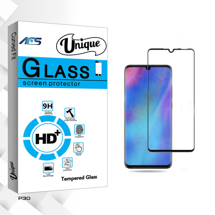 محافظ صفحه نمایش ای اف اس مدل Unique Glass مناسب برای گوشی موبایل هوآوی P30
