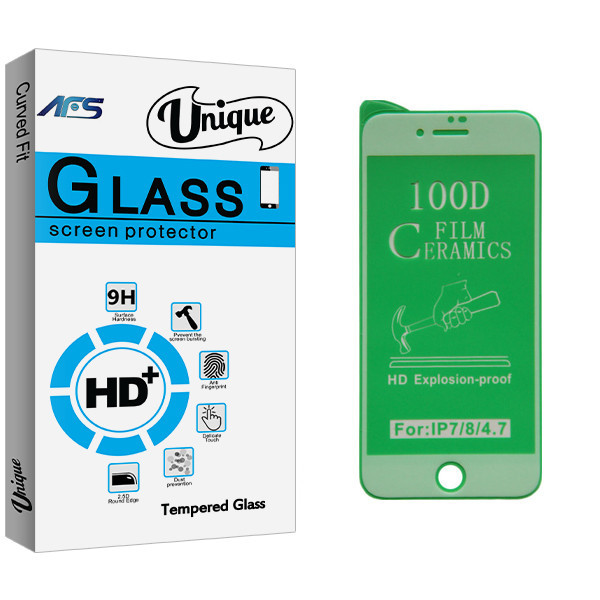 محافظ صفحه نمایش ای اف اس مدل Unique Glass مناسب برای گوشی موبایل اپل iphone 7 /8