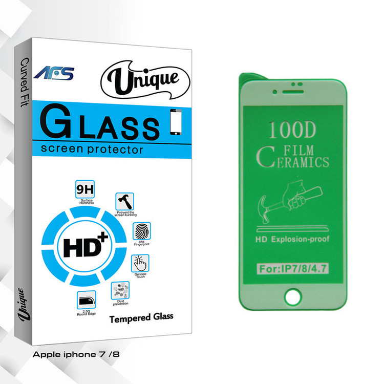 محافظ صفحه نمایش ای اف اس مدل Unique Glass مناسب برای گوشی موبایل اپل iphone 7 /8